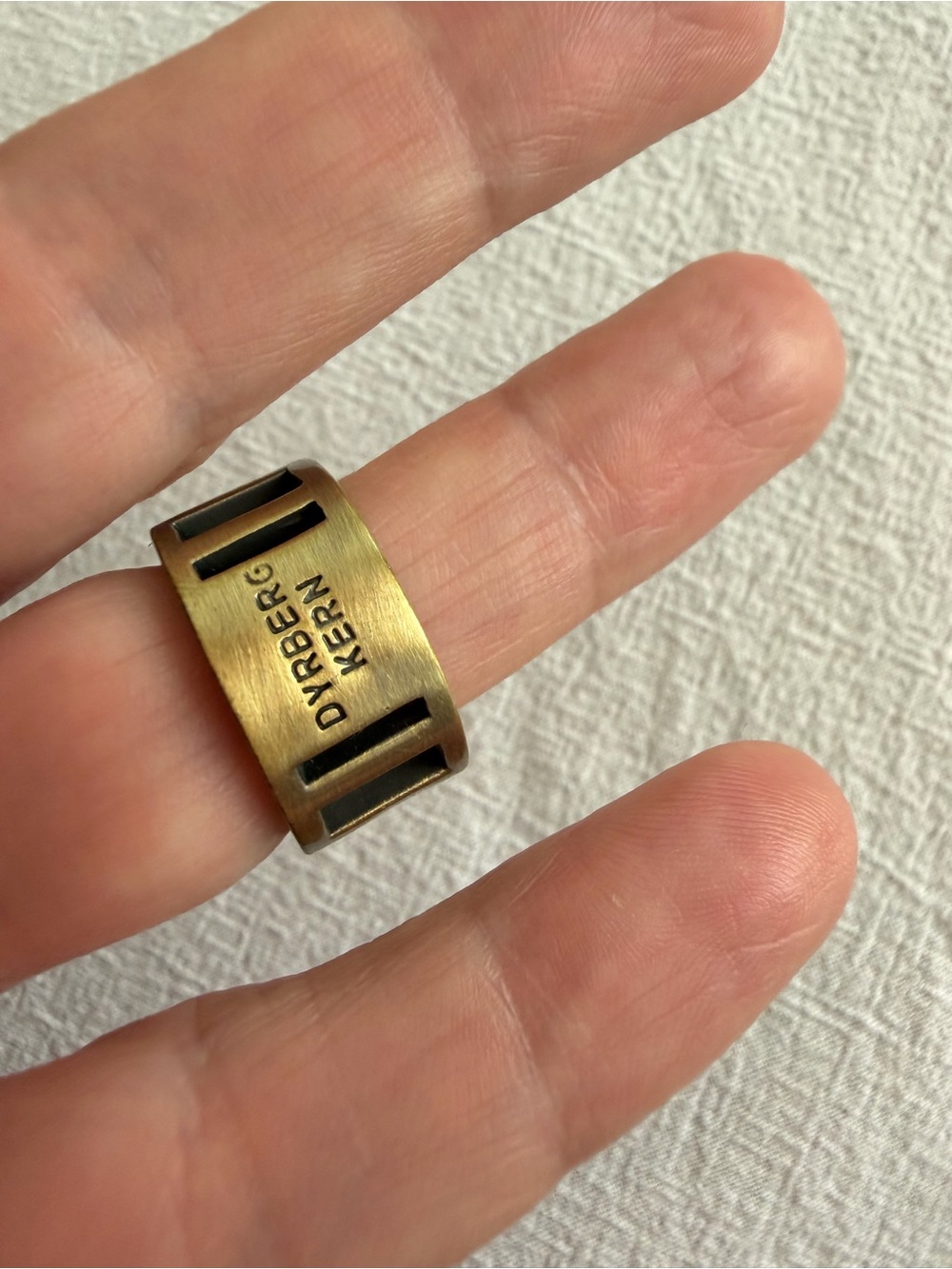 Gold-Tone Rhinestone Statement Ring - Picture 5 of 7